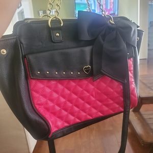 Betsey Johnson purse/ makeup bag